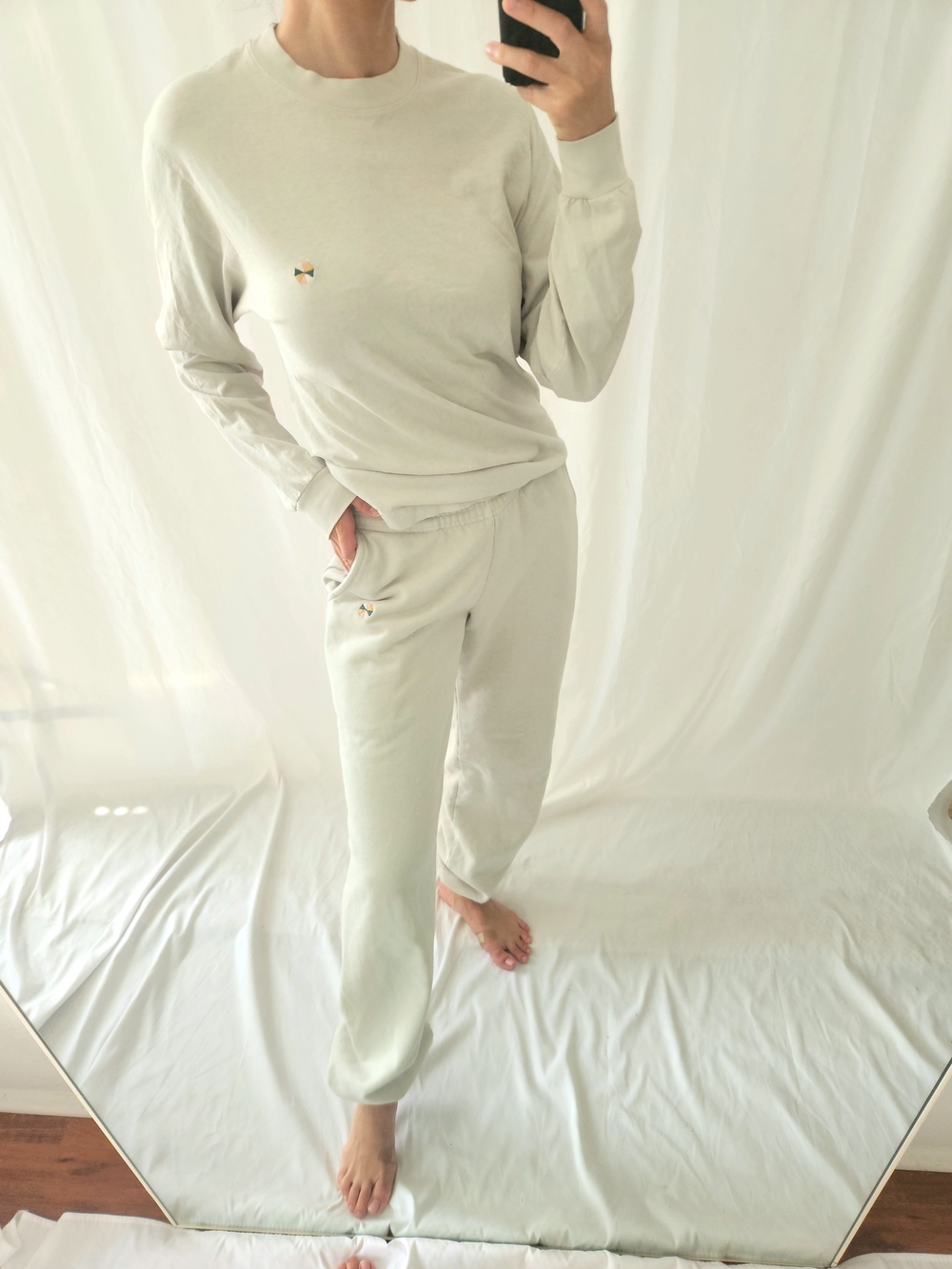 Business & pleasure co limited edition Women's Crew Neck Sweater And Joggers Set